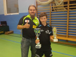 Thomas Wildling und U11 Sieger Lorenz Lackner